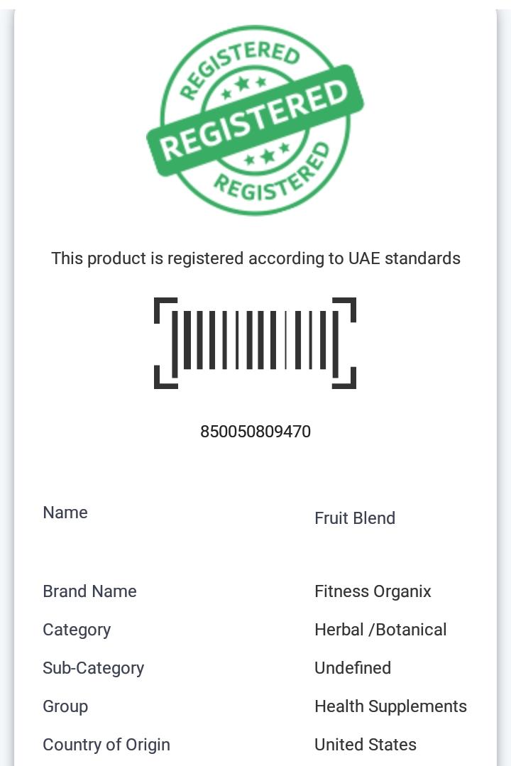 Fruit Blend-Dubai-UAE