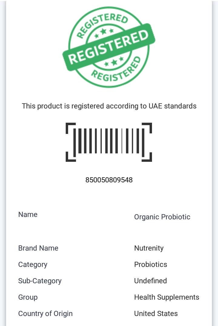 Organic Probiotic-Dubai-UAE
