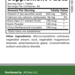 vitamin c 60 tablets supplement facts panel