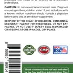 vitamin c 60 tablets back label with dosage directions and lab tested seal