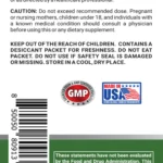 vitamin e400 60 capsules back label with usage directions and lab tested seal