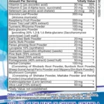 nutrenity immune support 60 capsules supplement facts panel