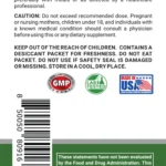 Omega 3 suggested use, lab tested and GMP seals