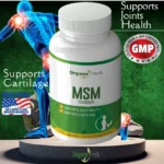 msm 1000mg 100 tablets joint and skin support marketing graphic