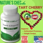 tart cherry 60 vegetable capsules joint recovery marketing graphic