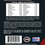 Amino Acid complex profile and directions label
