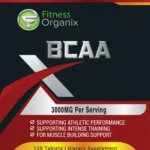 Fitness Organix BCAA 3000mg 120 tablet bottle