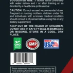 BCAA suggested use, barcode and manufacturing details