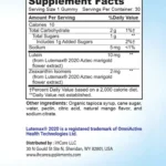 vision support kids 30 gummies supplement facts panel