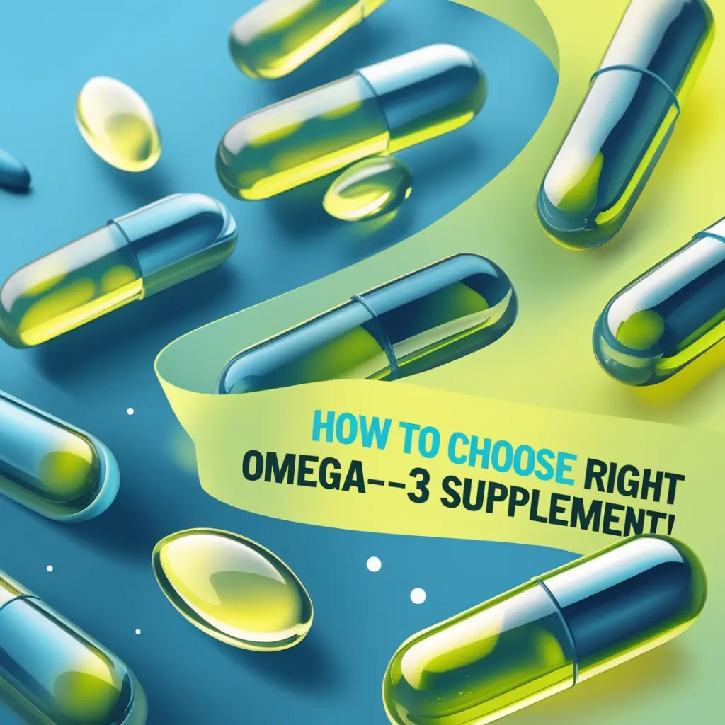 How to choose the right omega-3 supplement blog image with capsules and soft gels