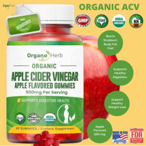 Organic Apple Cider Vinegar for Digestion & Detox