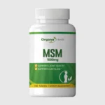 front view bottle render of msm 1000mg 100 tablets