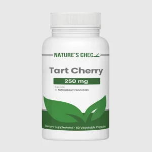 front view bottle render of organo herb tart cherry 60 vegetable capsules