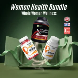 Women Health 50% Discount Package image with Organic Probiotic Gummies for Women, Collagen Peptide and Turn Wrinkles Away