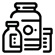 All products icon showing three supplement bottles