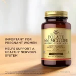 Solgar Folic Acid tablets prenatal and cardiovascular health supplement available online at ihcare.ae in Dubai and nearby areas.